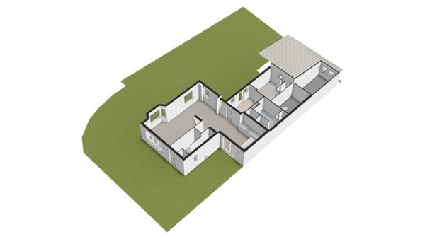 Floorplan - Hoornweg 21, 9363 ED Marum